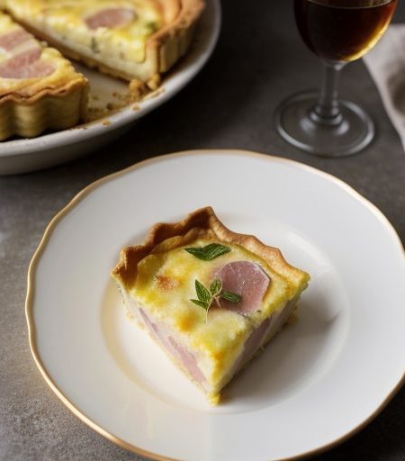 Ham & Potato Quiche recipe image