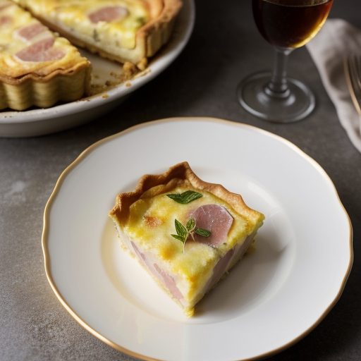 Ham & Potato Quiche recipe image