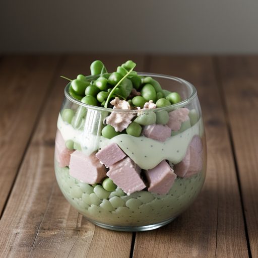 Ham Salad With Cheddar Dressing recipe image