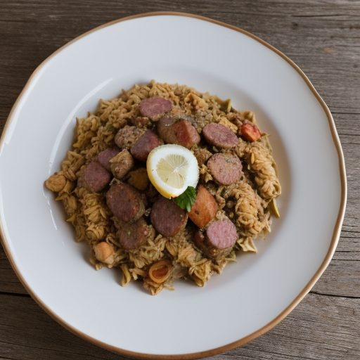 Ham & Sausage Jambalaya recipe image