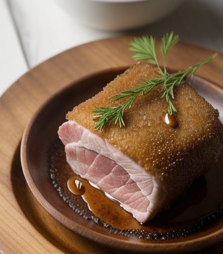 Ham Steaks With Whiskey Sauce recipe image