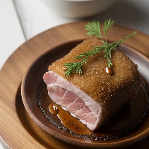 Ham Steaks With Whiskey Sauce recipe image