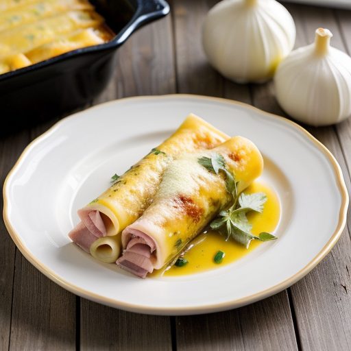 Ham Stuffed Manicotti recipe image