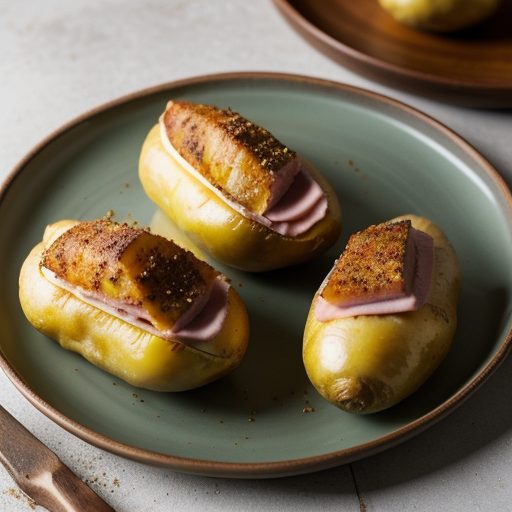 Ham Stuffed Potatoes recipe image