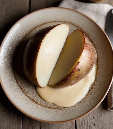 Ham Topped Potatoes recipe image