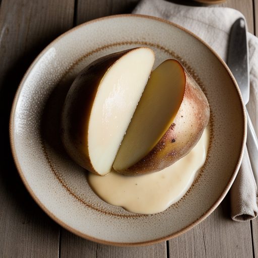 Ham Topped Potatoes recipe image