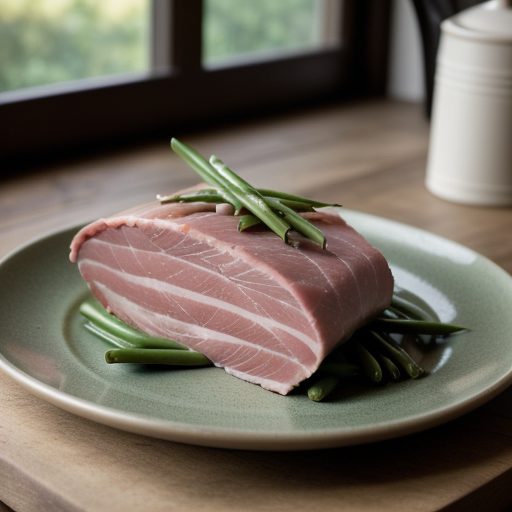 Ham With Green String Beans (Speck Und Beans recipe image