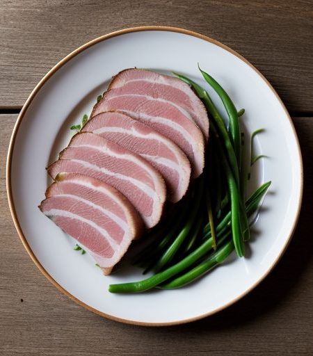 Ham With Green String Beans (Speck Und Beans recipe image