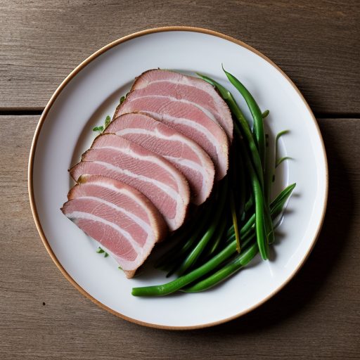 Ham With Green String Beans (Speck Und Beans recipe image
