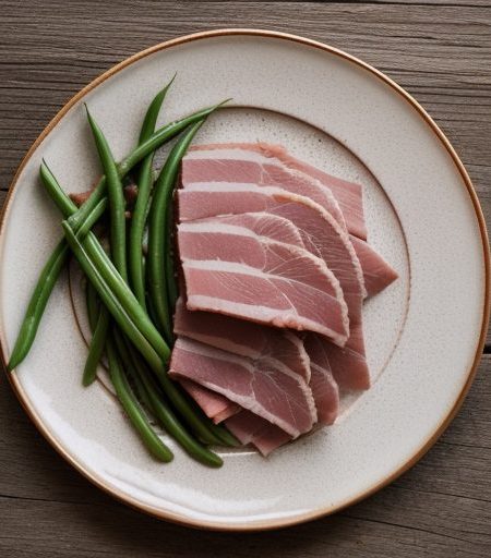 Ham With Green String Beans (Speck Und Beans recipe image