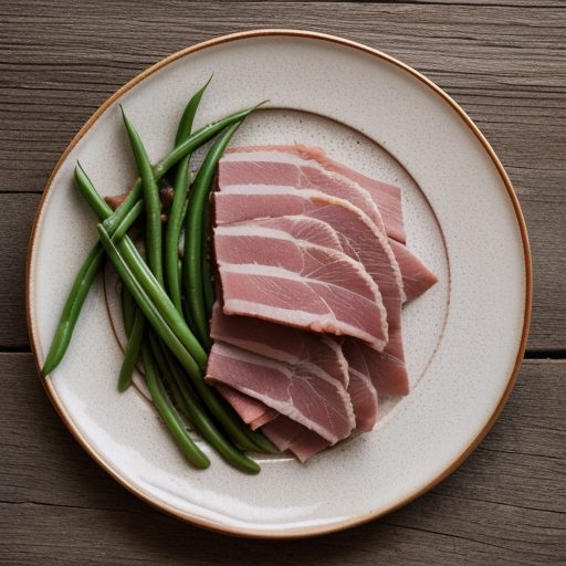 Ham With Green String Beans (Speck Und Beans recipe image