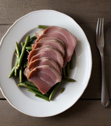 Ham With Potatoes & Green Beans recipe image
