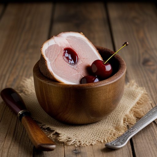 Ham With Spiced Cherry Sauce recipe image