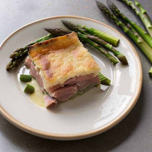 Ham and Asparagus Au Gratin recipe image