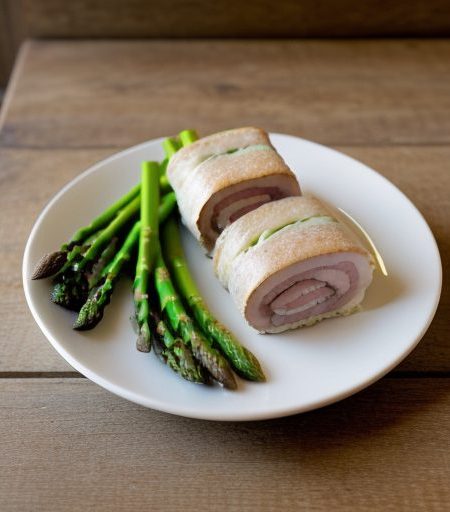 Ham and Asparagus Roll-Ups recipe image