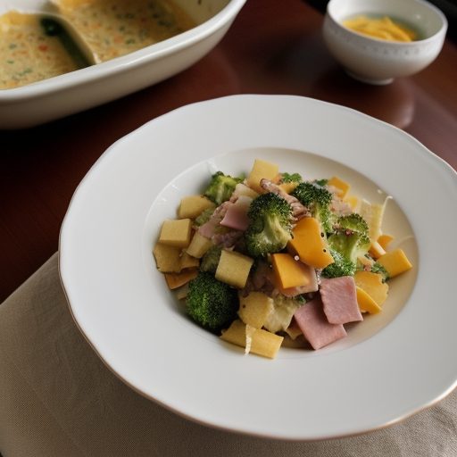 Ham and Cheese Casserole recipe image