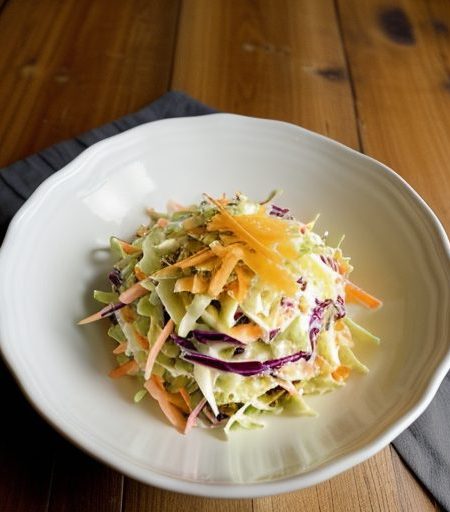 Ham and Cheese With Coleslaw recipe image