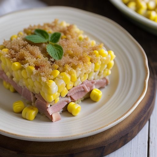 Ham and Corn Casserole recipe image