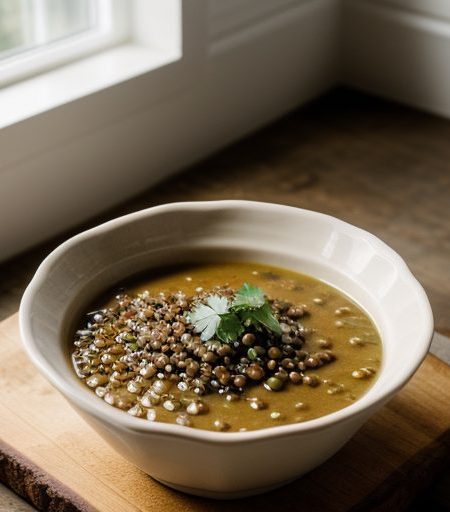 Ham and Lentil Soup recipe image