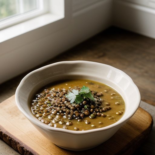 Ham and Lentil Soup recipe image