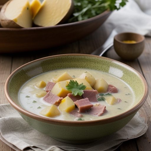 Ham and Potato Chowder recipe image