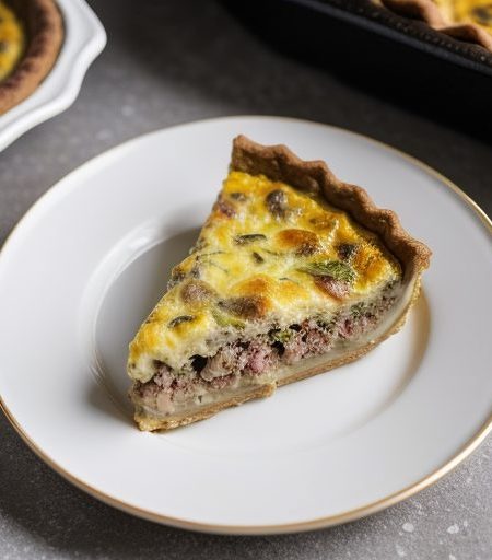 Hamburger Quiche recipe image