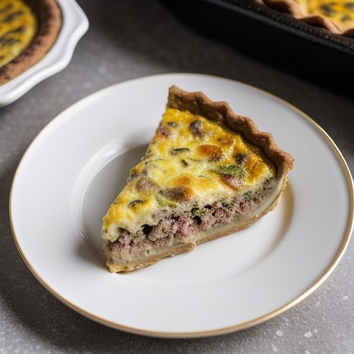 Hamburger Quiche recipe image