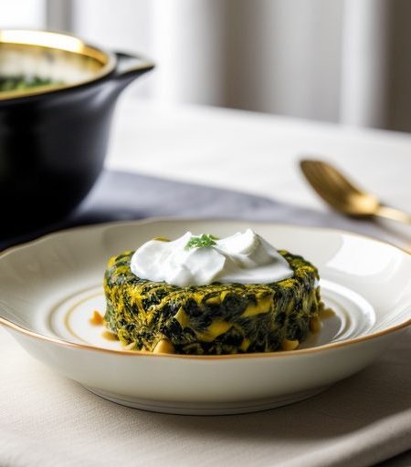 Hamburger Spinach Casserole recipe image