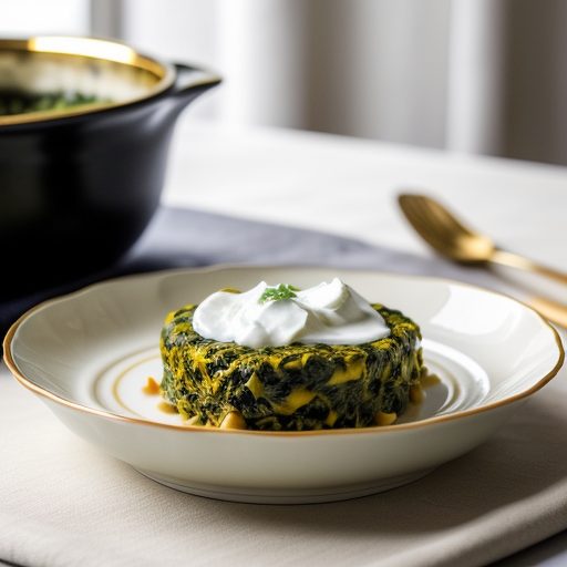 Hamburger Spinach Casserole recipe image