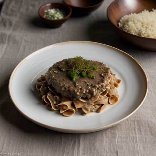 Hamburger Stroganoff recipe image