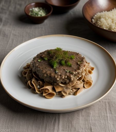 Hamburger Stroganoff recipe image