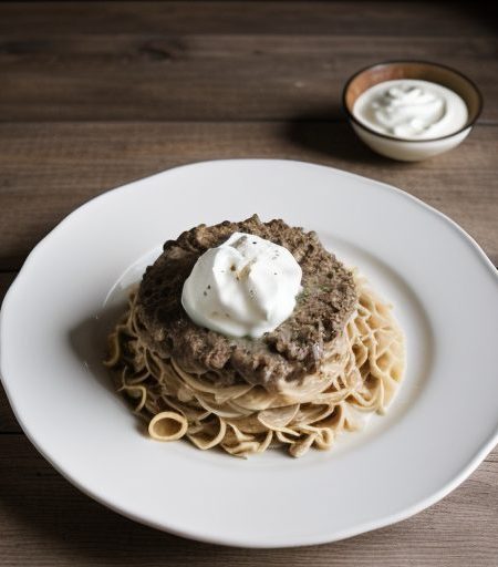 Hamburger Stroganoff recipe image