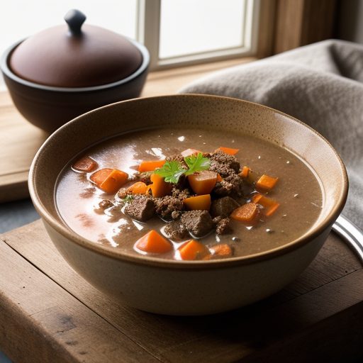 Hamburger Vegetable Soup recipe image