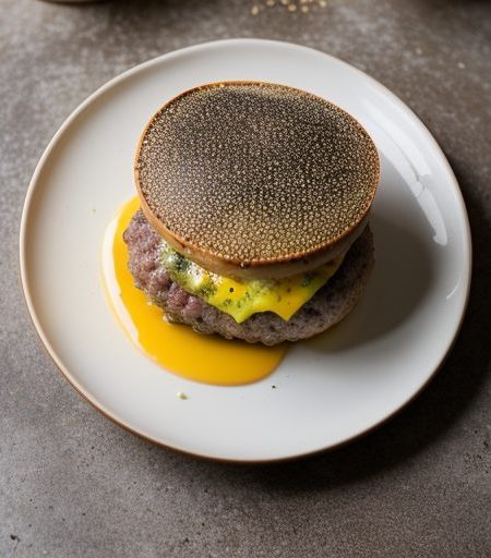 Hamburgers With Egg & Anchovy recipe image