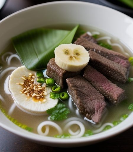 Hanoi Beef & Rice-Noodel Soup (Pho Bac recipe image