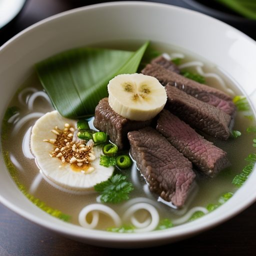 Hanoi Beef & Rice-Noodel Soup (Pho Bac recipe image