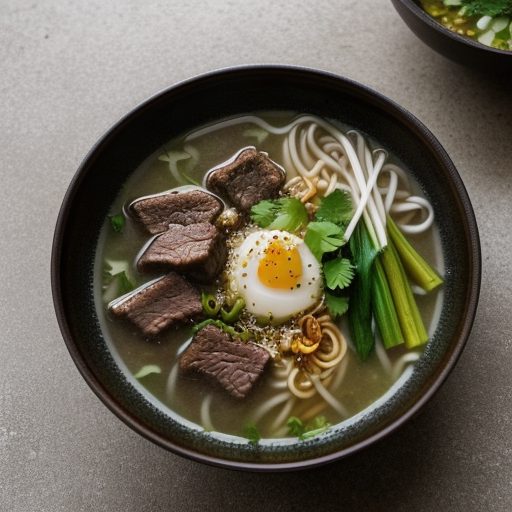 Hanoi Beef and Rice-Noodel Soup (Pho Bac recipe image