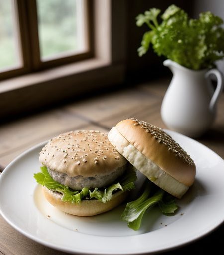 Happy "Chicken" Burgers recipe image