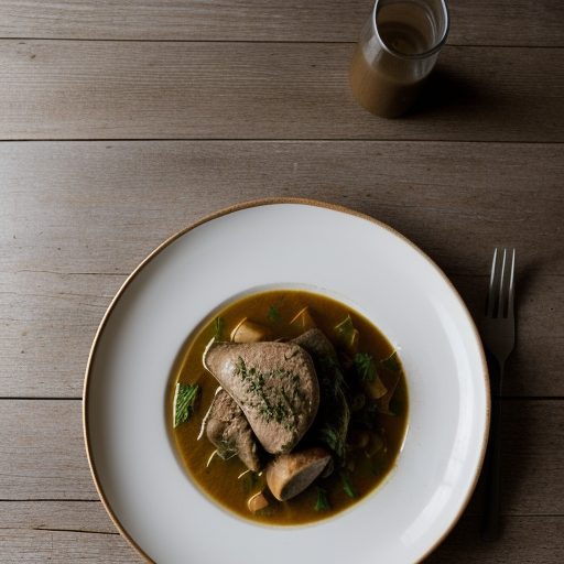 Hare~ Rabbit~ Veal or Chicken Stew With Herbs recipe image