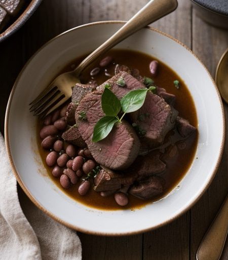 Haricot Beef Casserole recipe image