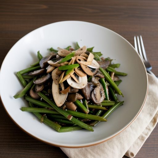 Haricots Verts Belgian Endive and Mushroom Salad - Bon Ap recipe image