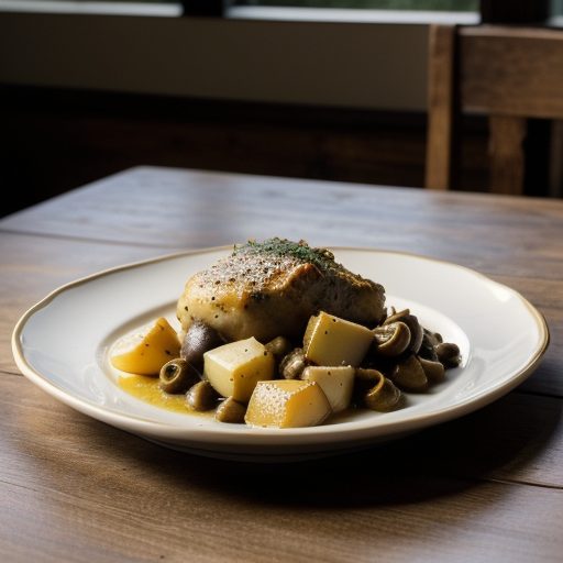 Harry Caray's Chicken Vesuvio recipe image