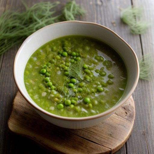 Harvest Pea Soup With Fennel recipe image