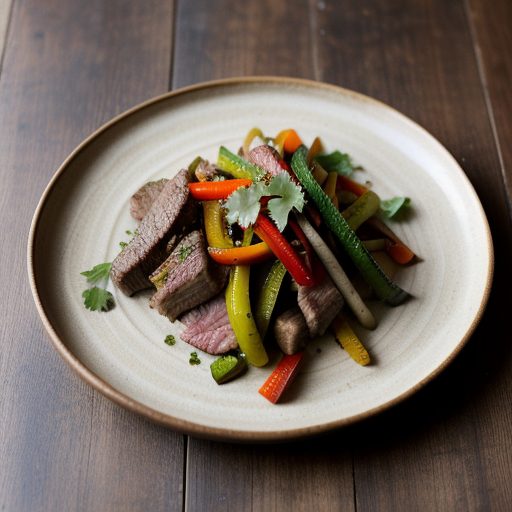 Harvest Vegetables & Steak Fajitas With Avo recipe image