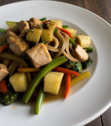 Hawaiian Chicken Stir-Fry recipe image