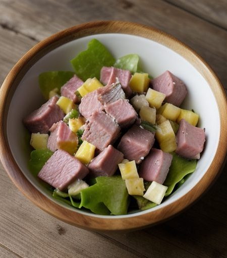 Hawaiian Ham Salad recipe image