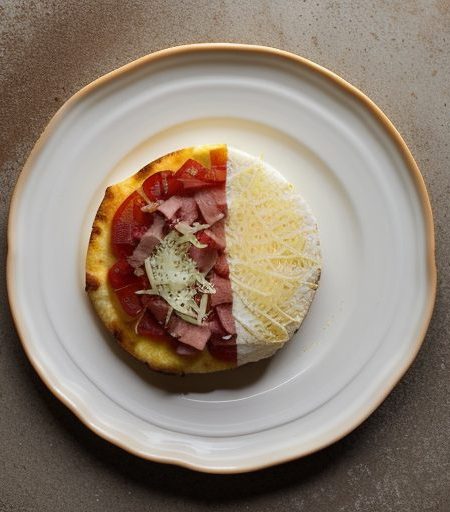 Hawaiian Pizza With Ham and Pineapple recipe image