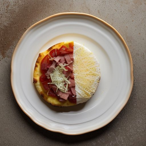 Hawaiian Pizza With Ham and Pineapple recipe image