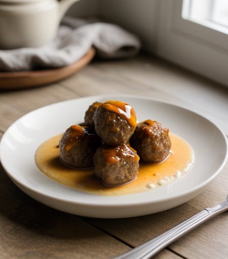 Hawaiian Sweet-and-Sour Meatballs recipe image