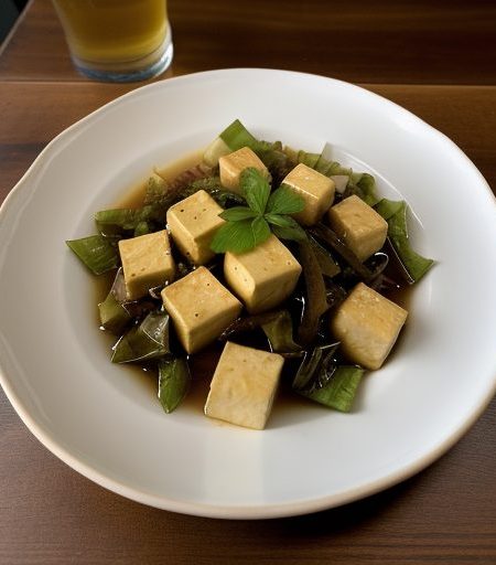 Hawaiian Tofu With Chinese Cabbage recipe image